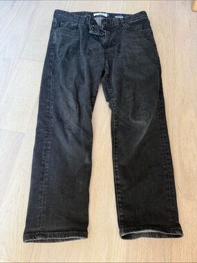 Classic Black Straight Jeans for Men